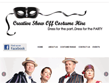 Tablet Screenshot of creativeshowoffcostume.co.nz